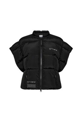 Haute L'Amitie Schwarze Puffer-Weste