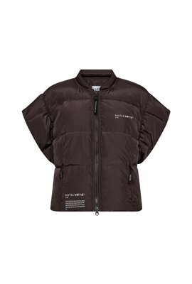 Haute L'Amitie Braune Puffer-Weste