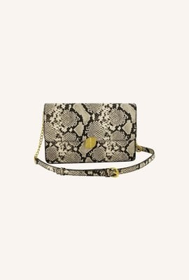 By Bar Schlangenmuster Tasche
