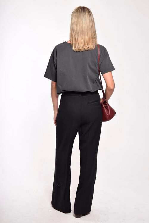 American Vintage Schwarzes T-Shirt