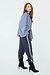 EST'SEVEN Denim Blaue Bluse