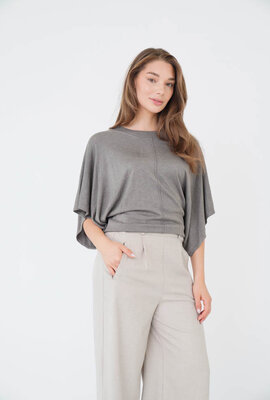 EST'SEVEN Dunkelgrauer Pullover