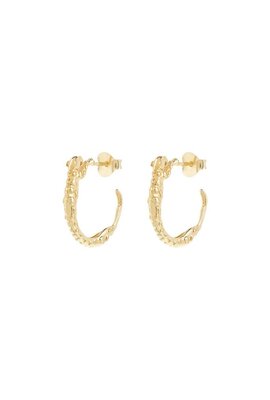 Anna & Nina Gold Small Wild Arc Hoop Ohrringe