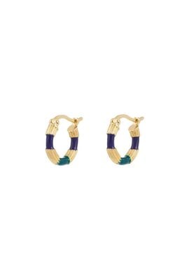Anna & Nina Gold Small Archetype Hoop Earrings