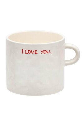 Anna & Nina Weiße Ich liebe dich Tasse