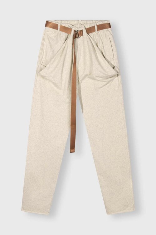 10Days Soft White plissierter Gürtel-Jogger