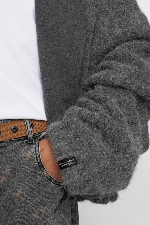 10Days Antra Melee puffy hairy knit Bomber