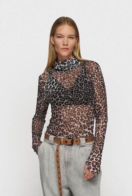 10Days Leopardenmuster Langarmshirt Leopardenmuster