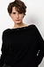 Dante 6 Dunkelgrauer Mayu Off-Shoulder-Pullover