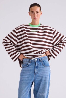 Stieglitz Braune Janita Wide Skate Langarmshirt