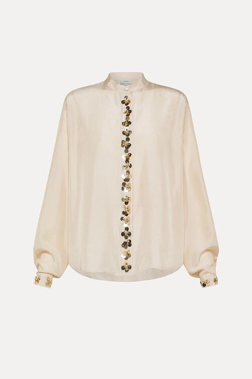 Forte_Forte Weiche rosa Bluse