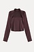 Forte_Forte Bordeaux Bluse