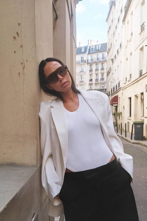 DYO Weißes Tanktop-Body