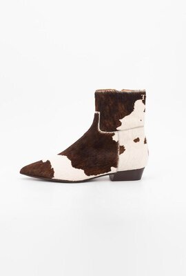 Toral Shoes Druck Kuh Kurzer Stiefel