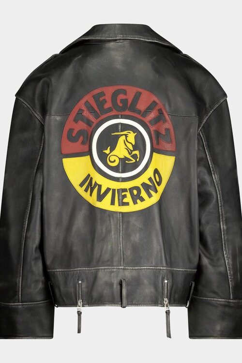 Stieglitz Schwarze Nicolas Lederjacke