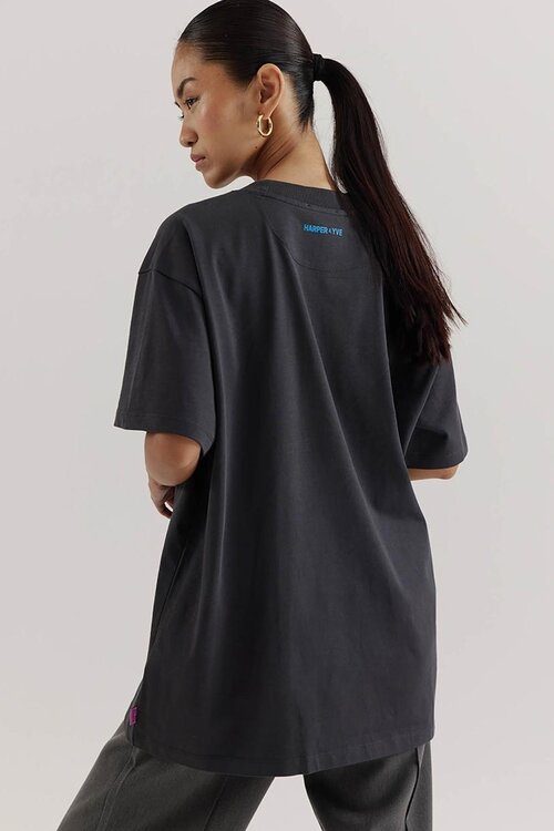 Harper & Yve Schwarzes No Drama Club Shirt