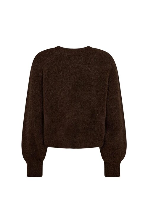 Co'couture Brauner Gemütlicher Pullover