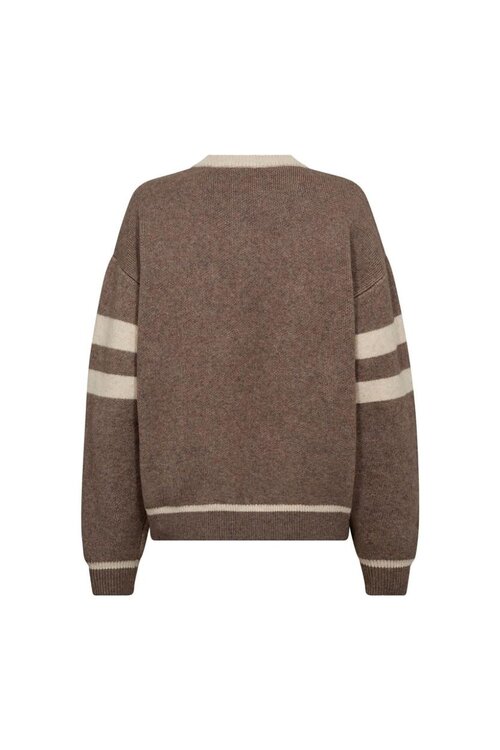 Co'couture Taupe Row Coco Strick