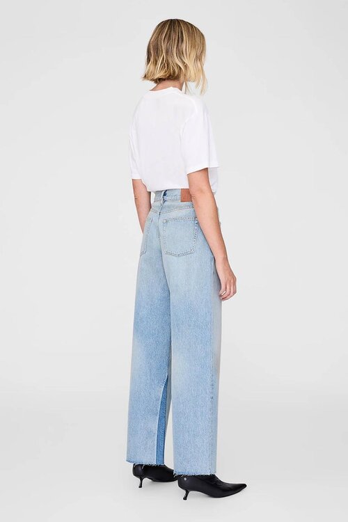 Anine Bing White Walker Tee Leopard