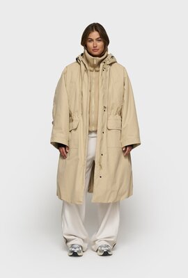 10Days reiner Sand der königliche Parka 10Days reiner Sand der königliche Parka