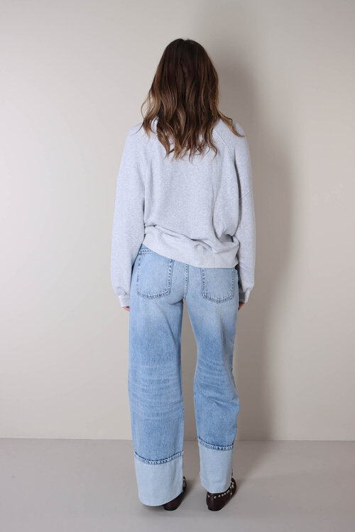 American Vintage Hellgrauer Pullover