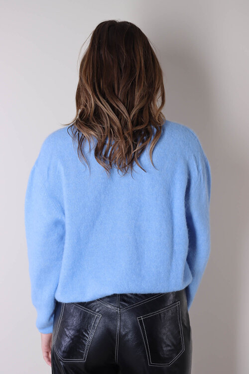 American Vintage Blaue Strickweste