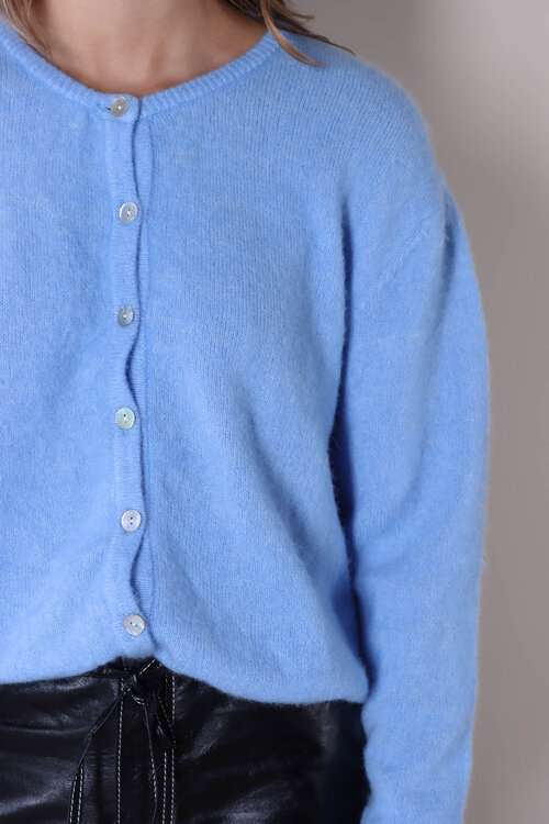 American Vintage Blaue Strickweste