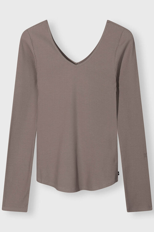 10Days Mondstein V-Ausschnitt Langarmshirt