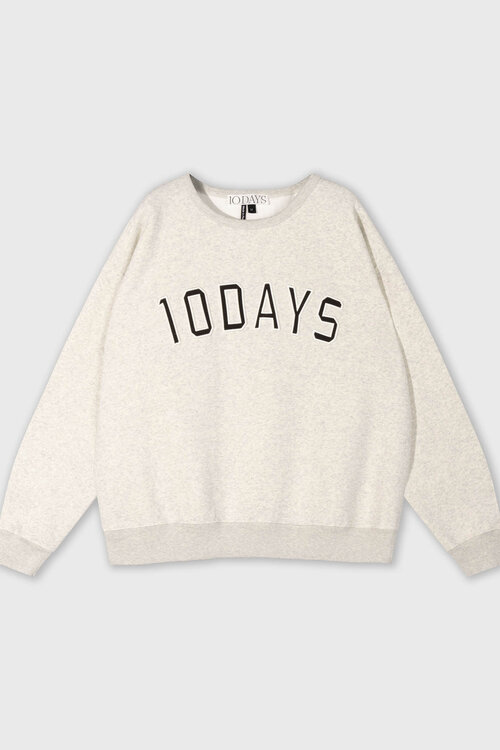 10Days Soft White Melee Statement-Pullover