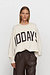 10Days Soft White Melee baseball sweater 10DAYS