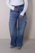Icon Denim Wide Leg Jeans Midrise Destroy