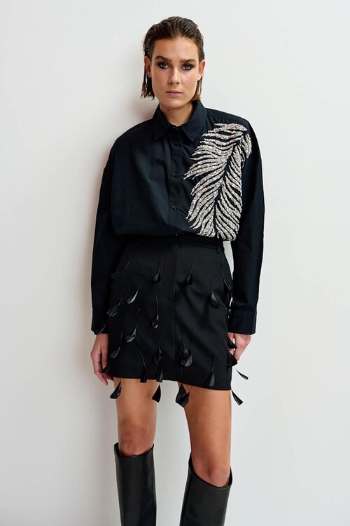 Essentiel Antwerp Verzierte Bluse