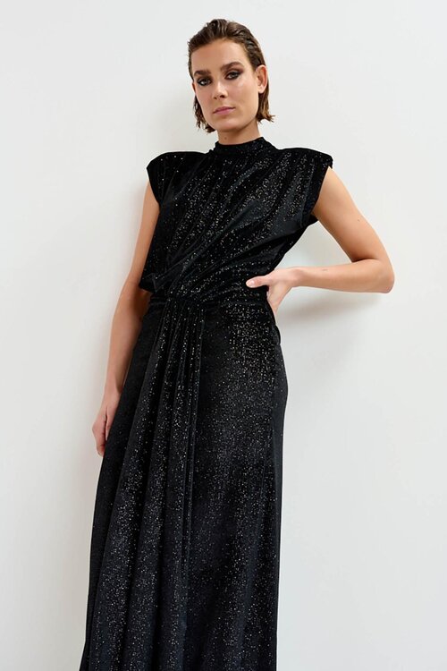 Essentiel Antwerp Samt Kleid