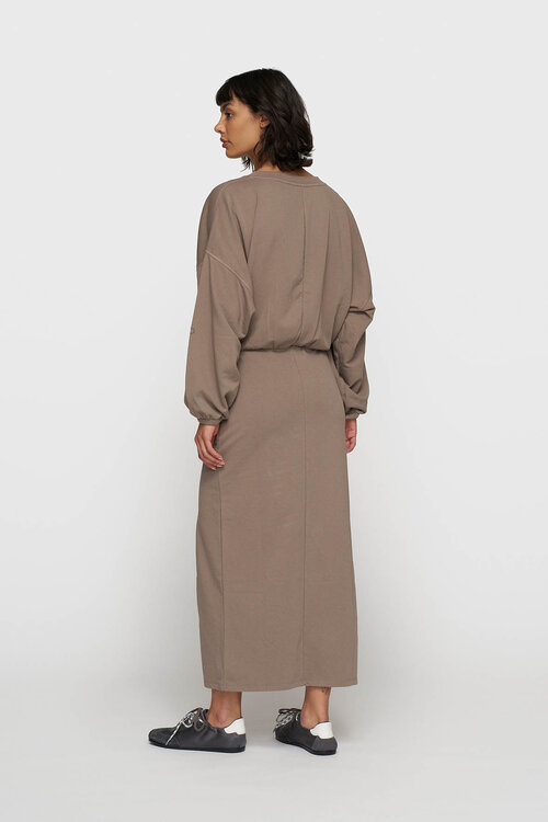 10Days Moonrock Maxi Gathering Kleid