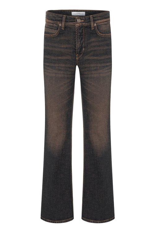 Cambio Braune Paris Flared Jeans