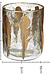 VAND. Lifestyle Goud Candel Holder Feather
