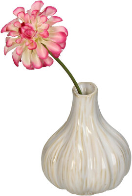 VAND. Lifestyle Weiße Vase Knoblauch