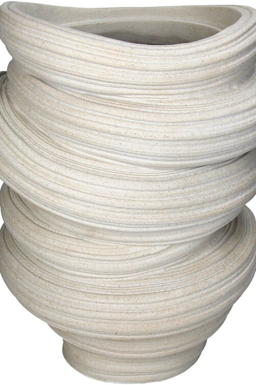 VAND. Lifestyle Sand Vaas Polyresin