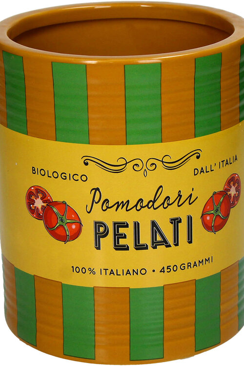 VAND. Lifestyle Oranje Plantenbak Pomedori Stripe