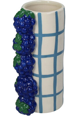 VAND. Lifestyle Blauw Vaas Grape