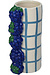 VAND. Lifestyle Blauw Vaas Grape