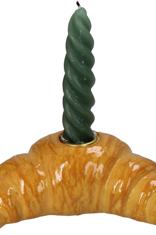 VAND. Lifestyle Brauner Kerzenhalter Croissant