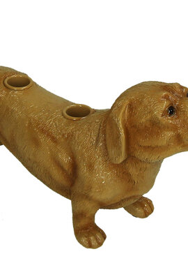 VAND. Lifestyle Braun Kerzenhalter Dackel