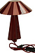 VAND. Lifestyle Bordeaux Tafellamp Stripe Metal
