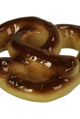 VAND. Lifestyle Brauner Kerzenhalter Brezel