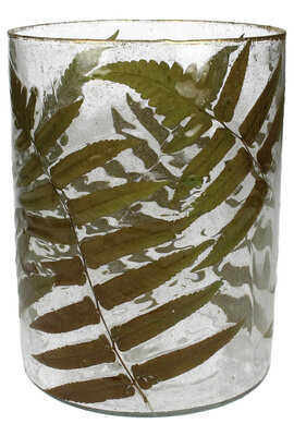 VAND. Lifestyle Grünes Windlicht Blatt