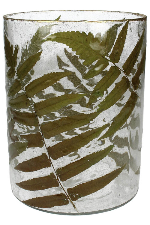 VAND. Lifestyle Groene Windlicht Leaf