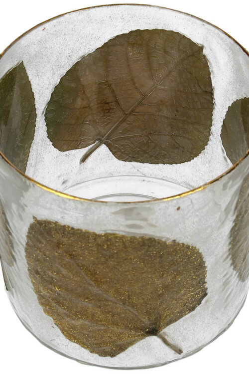 VAND. Lifestyle Grünes Windlicht Blatt