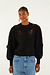 Farm Rio Schwarzer Pullover