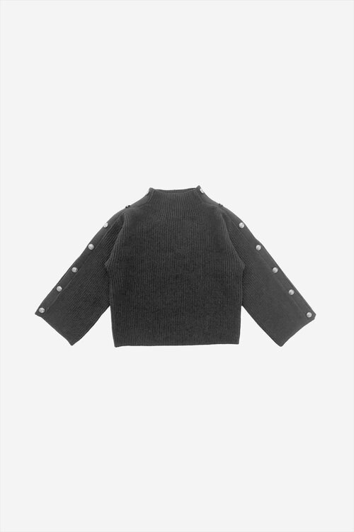 WITHBLACK Schwarzer Pullover